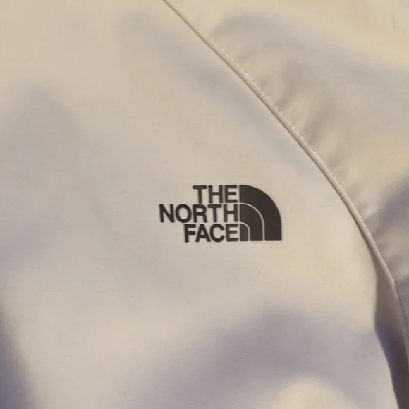 Women's The North Face Hooded Jacket Light Grey Size Large - Picture 6 of 6